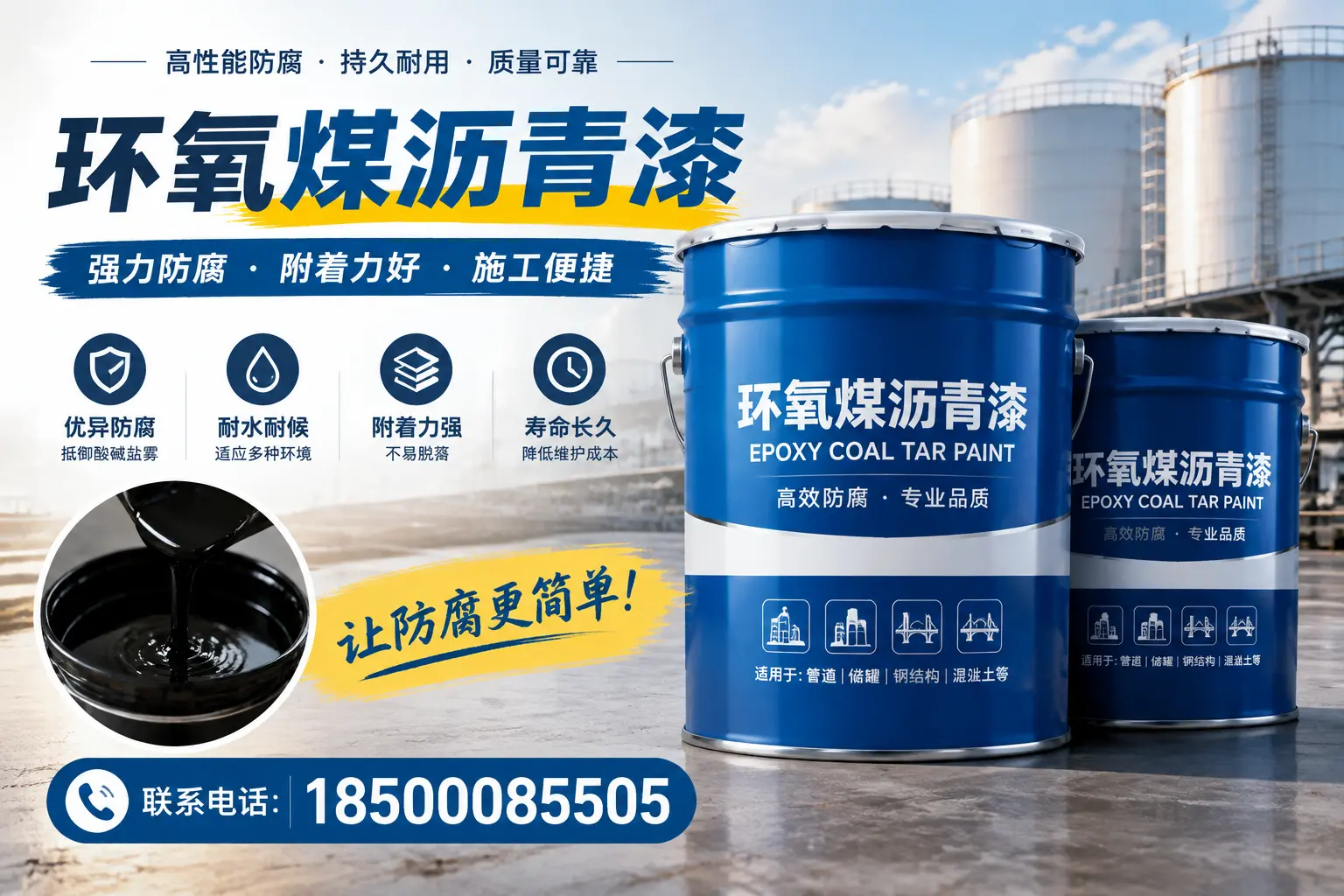 环氧煤沥青漆的环保性分析，阜阳企业的选择依据